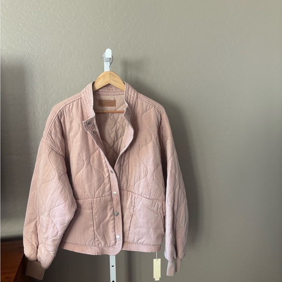 NWT Blank NYC Light Pink Quilted Puffer Jacket - Picture 2 of 9